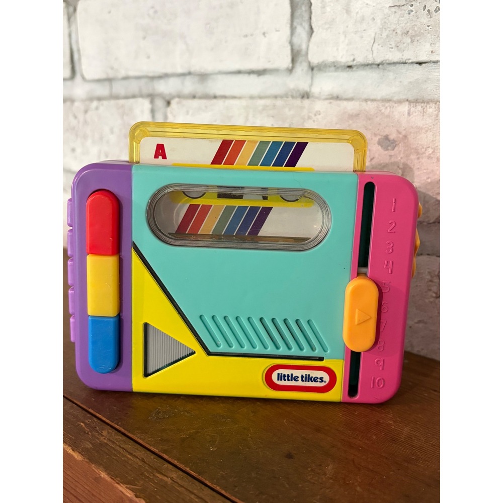 Little Tikes Old School Rainbow Remix Music Player Only Tested & Works
